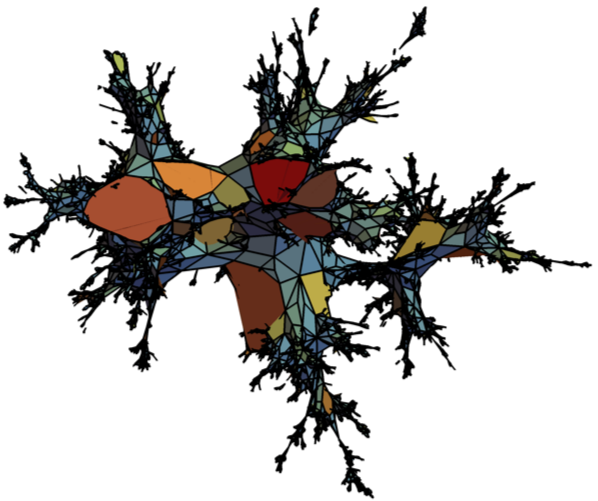 Surface with holes illustration